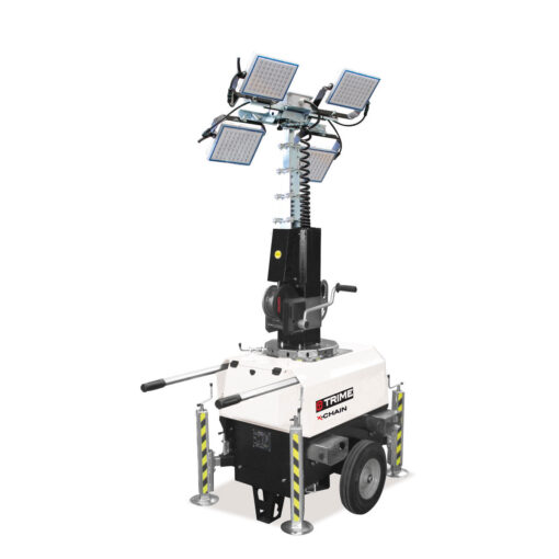 prozektoru-masts-led-x-chain-4x150W-salikta-pozicija